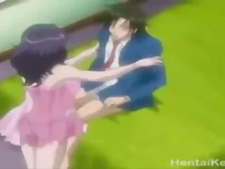 horny anime mother driveway son cock