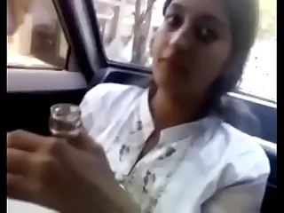 Desi teen fucked by dad in automobile